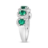 Thumbnail Image 1 of Le Vian Emerald Ring 3/8 ct tw Diamonds Platinum