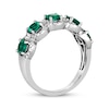Thumbnail Image 2 of Le Vian Emerald Ring 3/8 ct tw Diamonds Platinum