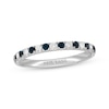 Thumbnail Image 1 of Neil Lane Diamond & London Blue Topaz Wedding Band 1/5 ct tw 14K White Gold