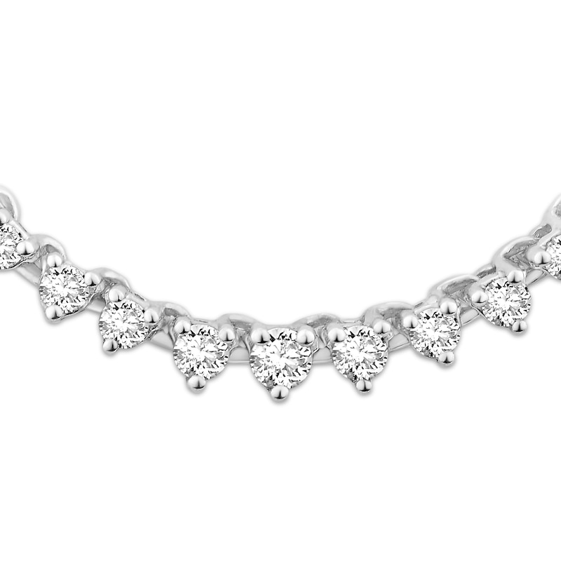 Main Image 2 of Diamond Riviera Necklace 1 ct tw 10K White Gold 17&quot;