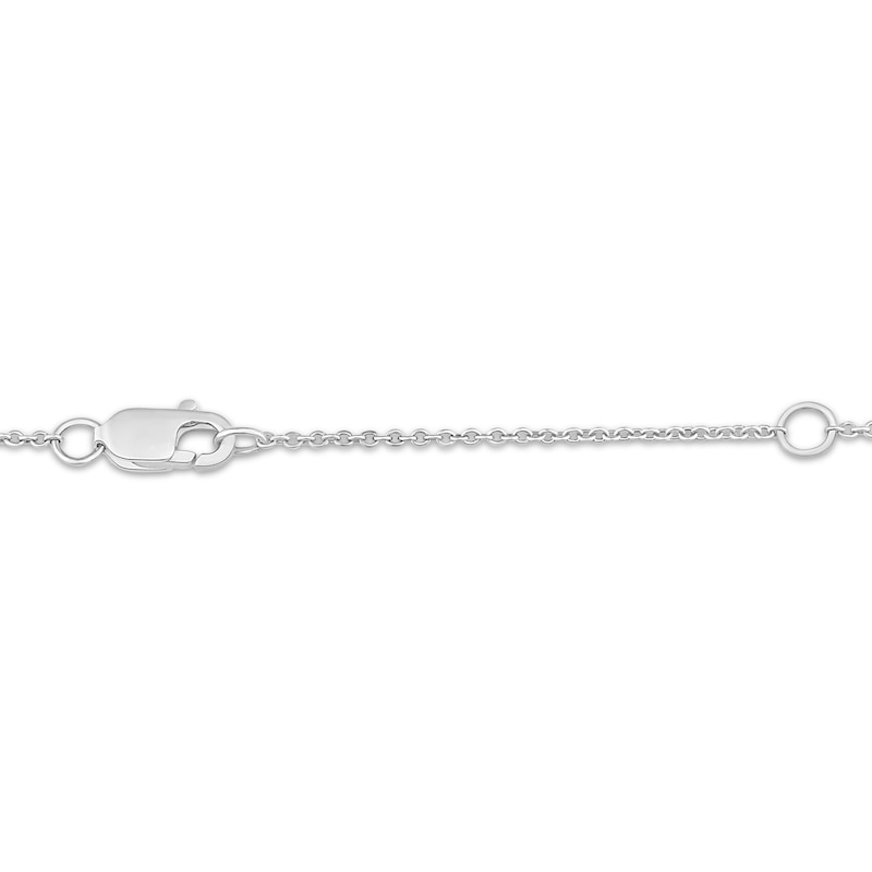 Main Image 3 of Diamond Riviera Necklace 1 ct tw 10K White Gold 17&quot;