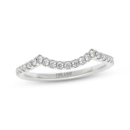 THE LEO Legacy Lab-Grown Diamond Contour Wedding Band 1/4 ct tw 14K White Gold