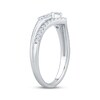 Thumbnail Image 2 of Now + Forever Marquise & Round-Cut Diamond Two-Row Chevron Ring 1/2 ct tw 14K White Gold