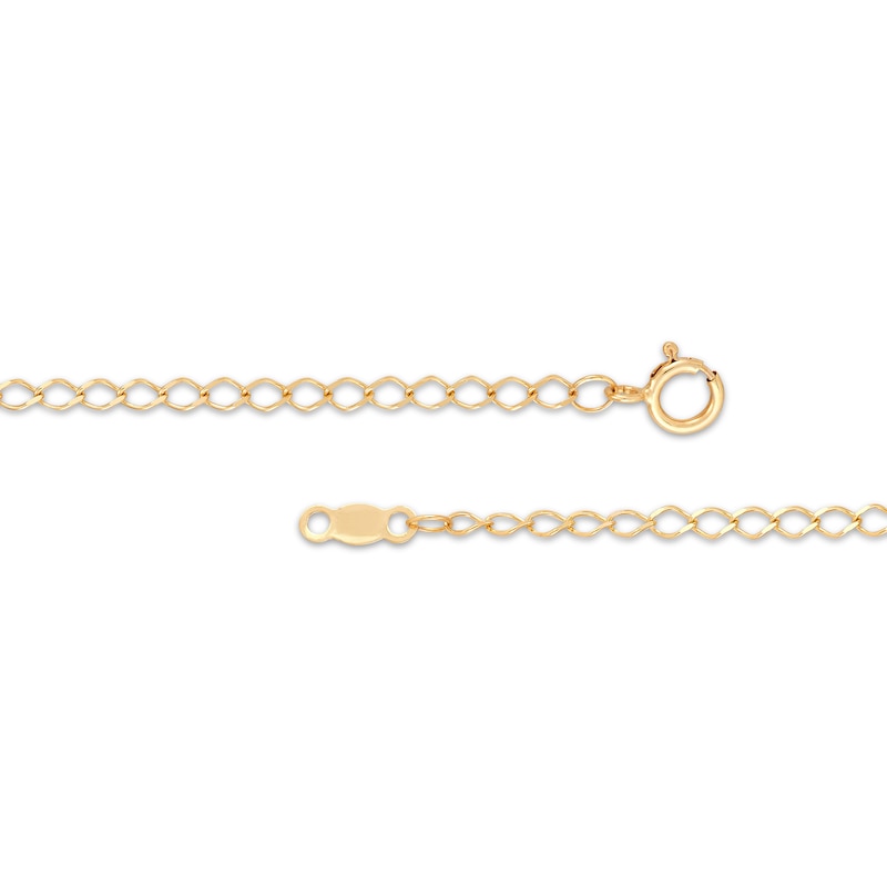 Main Image 4 of Children's ID Bracelet 14K Yellow Gold 6&quot;