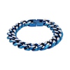 Thumbnail Image 0 of Solid Bracelet Steel & Blue Ion Plating Bracelet 8.5"