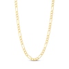 Thumbnail Image 1 of Figaro Chain Necklace 5.2mm Solid 14K Yellow Gold 20"
