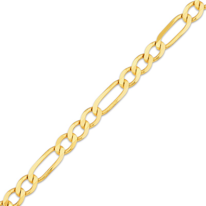 Main Image 2 of Figaro Chain Necklace 5.2mm Solid 14K Yellow Gold 20"