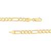 Thumbnail Image 3 of Figaro Chain Necklace 5.2mm Solid 14K Yellow Gold 20"