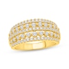 Thumbnail Image 1 of Now + Forever Diamond Five-Row Anniversary Ring 1 ct tw 10K Yellow Gold