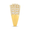Thumbnail Image 2 of Now + Forever Diamond Five-Row Anniversary Ring 1 ct tw 10K Yellow Gold