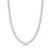Thumbnail Image 1 of Diamond Tennis Necklace 1/2 ct tw Sterling Silver 17&quot;