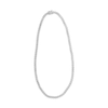 Thumbnail Image 2 of Diamond Tennis Necklace 1/2 ct tw Sterling Silver 17&quot;