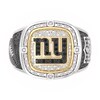 Thumbnail Image 1 of True Fans New York Giants Championship Ring Sterling Silver & 10K Yellow Gold Ring