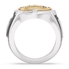 Thumbnail Image 2 of True Fans New York Giants Championship Ring Sterling Silver & 10K Yellow Gold Ring