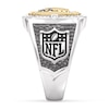 Thumbnail Image 3 of True Fans New York Giants Championship Ring Sterling Silver & 10K Yellow Gold Ring