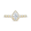 Thumbnail Image 3 of Now + Forever Pear-Shaped Diamond Halo Engagement Ring 1 ct tw 14K Yellow Gold