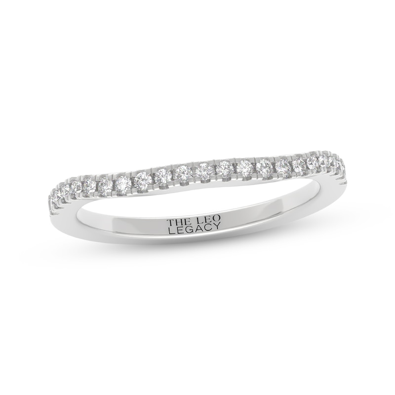 Main Image 1 of THE LEO Legacy Lab-Grown Diamond Wedding Band 1/5 ct tw 14K White Gold