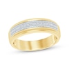 Thumbnail Image 1 of Now + Forever Men's Diamond Wedding Band 1/4 ct tw 10K Yellow Gold