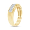 Thumbnail Image 2 of Now + Forever Men's Diamond Wedding Band 1/4 ct tw 10K Yellow Gold