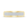 Thumbnail Image 3 of Now + Forever Men's Diamond Wedding Band 1/4 ct tw 10K Yellow Gold