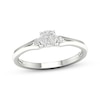 Thumbnail Image 1 of KAY Lab-Grown Diamonds Multi-Stone Split Shank Promise Ring 1/10 ct tw Sterling Silver
