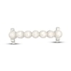 Thumbnail Image 1 of Sneaker Bling Cultured Pearl Bar Shoelace Charm Sterling Silver
