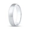 Thumbnail Image 2 of Now + Forever Men's Milgrain Wedding Band 10K White Gold 5mm