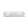 Thumbnail Image 3 of Now + Forever Men's Milgrain Wedding Band 10K White Gold 5mm