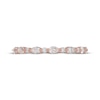 Thumbnail Image 3 of Neil Lane Artistry Pear-Shaped & Round-Cut Lab-Grown Diamond Anniversary Ring 5/8 ct tw 14K Rose Gold