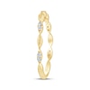 Thumbnail Image 2 of Now + Forever Diamond Textured Anniversary Ring 1/10 ct tw 10K Yellow Gold