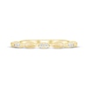 Thumbnail Image 3 of Now + Forever Diamond Textured Anniversary Ring 1/10 ct tw 10K Yellow Gold
