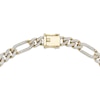 Thumbnail Image 3 of Men's 9.3mm Pavé-Set Diamond Figaro Chain Necklace 1-1/2 ct tw Hollow 10K Yellow Gold 20"