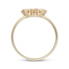 Thumbnail Image 3 of Diamond-Cut Flower Ring 14K Yellow Gold