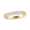 Thumbnail Image 1 of Now + Forever Diamond Cluster Anniversary Ring 1/8 ct tw 14K Yellow Gold