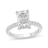 Thumbnail Image 1 of Now + Forever Lab-Grown Diamonds Radiant-Cut Engagement Ring 3-1/2 ct tw 14K White Gold