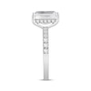 Thumbnail Image 2 of Now + Forever Lab-Grown Diamonds Radiant-Cut Engagement Ring 3-1/2 ct tw 14K White Gold