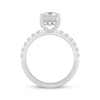 Thumbnail Image 3 of Now + Forever Lab-Grown Diamonds Radiant-Cut Engagement Ring 3-1/2 ct tw 14K White Gold
