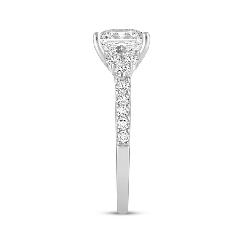 Main Image 2 of Now + Forever Lab-Grown Diamonds Princess-Cut Engagement Ring 2 ct tw 14K White Gold