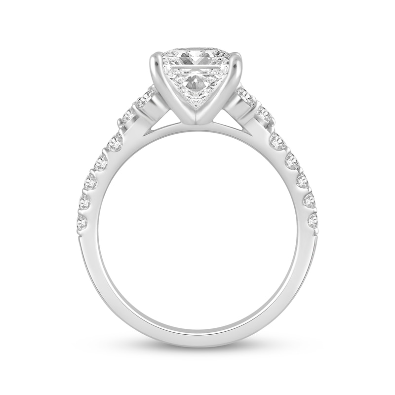 Main Image 3 of Now + Forever Lab-Grown Diamonds Princess-Cut Engagement Ring 2 ct tw 14K White Gold