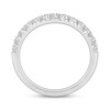 Thumbnail Image 3 of Now + Forever Lab-Grown Diamonds Contour Anniversary Ring 5/8 ct tw 14K White Gold