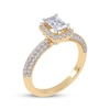 Thumbnail Image 2 of Now + Forever Lab-Grown Diamonds Emerald-Cut Engagement Ring 1 ct tw 14K Yellow Gold
