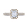 Thumbnail Image 3 of Now + Forever Lab-Grown Diamonds Emerald-Cut Engagement Ring 1 ct tw 14K Yellow Gold