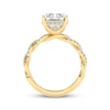 Thumbnail Image 3 of Now + Forever Lab-Grown Diamonds Emerald-Cut Engagement Ring 5-3/8 ct tw 14K Yellow Gold