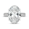 Thumbnail Image 3 of Neil Lane Artistry Oval-Cut Lab-Grown Diamond Engagement Ring 12 ct tw 14K White Gold