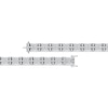 Thumbnail Image 3 of KAY Lab-Grown Diamonds Men's Link Bracelet 5-1/2 ct tw 10K White Gold 8.5"
