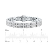 Thumbnail Image 4 of KAY Lab-Grown Diamonds Men's Link Bracelet 5-1/2 ct tw 10K White Gold 8.5"