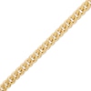 Thumbnail Image 3 of 3.55mm Diamond-Cut Cuban Curb Chain Set Hollow 10K Yellow Gold