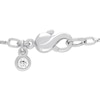 Thumbnail Image 4 of Cultured Pearl Necklace Sterling Silver & 10K Rose Gold 18"