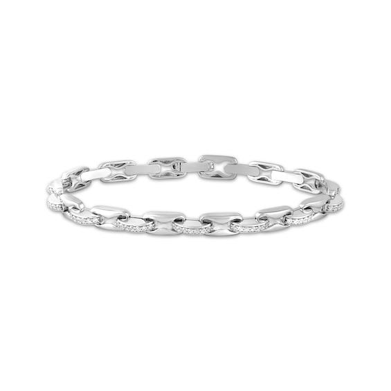 KAY Lab-Grown Diamonds Link Bracelet 1 ct tw Sterling Silver 7.25"