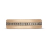 Thumbnail Image 3 of Neil Lane Desert Diamonds Men's Three-Row Wedding Band 1/4 ct tw 14K Yellow Gold